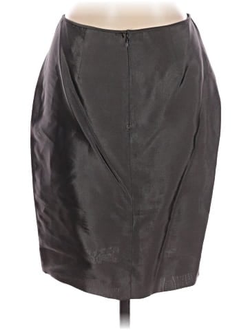 Pamela Dennis Faux Leather Skirt (view 2)