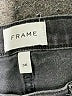 FRAME Chevron-herringbone Black Jeans Size 36 waist - photo 3