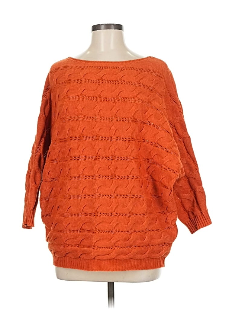 Pre-owned Andrea Jovine Pullover Sweater In Orange