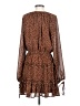 Le Lis 100% Polyester Polka Dots Brown Casual Dress Size S - photo 2