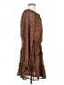 Le Lis 100% Polyester Polka Dots Brown Casual Dress Size S - photo 4