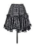 Olivaceous 100% Polyester Graphic Gray Casual Skirt Size S - photo 1