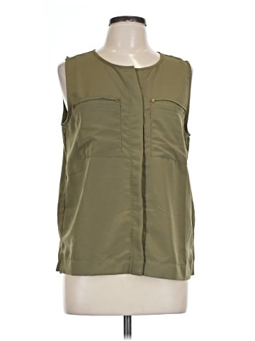 August Silk Sleeveless Blouse (view 1)