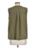August Silk 100% Polyester Green Sleeveless Blouse Size L - photo 2