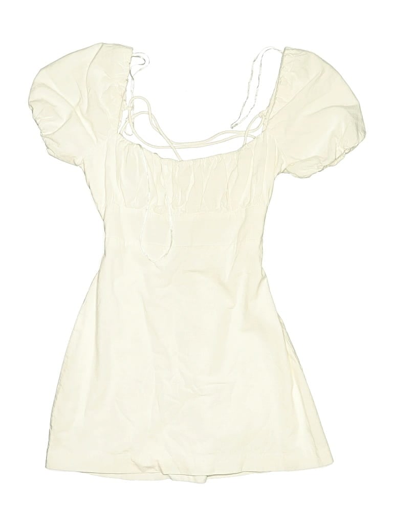 Pre-owned Louna Casual Dress In White