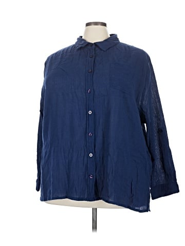 Serengeti 3/4 Sleeve Button-Down Shirt (view 1)