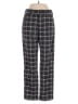 American Eagle Outfitters Plaid Black Casual Pants Size 2 - photo 1