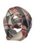 Look Plaid Gray Orange Scarf One size - photo 1