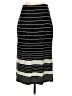 Athleta Stripes Black Casual Skirt Size S - photo 2