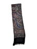 Unbranded Paisley Black Gray Scarf One size - photo 2