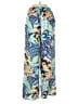 Shein 100% Polyester Paisley Blue Casual Pants Size XS - photo 1