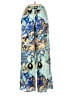 Shein 100% Polyester Paisley Blue Casual Pants Size XS - photo 2