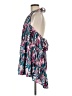 ASOS 100% Polyester Tropical Blue Casual Dress Size 8 - photo 5