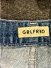 GRLFRND 100% Cotton Plaid Blue Jeans Size 23 waist - photo 3