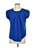 Unbranded Blue Short Sleeve Blouse Size M - photo 1