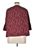 Max Studio Burgundy 3/4 Sleeve Blouse Size 1X - photo 2