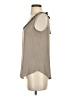 Ann Taylor Gray Tan Sleeveless Blouse Size XS - photo 5