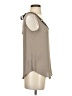 Ann Taylor Gray Tan Sleeveless Blouse Size XS - photo 4