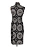V Fish Graphic Gray Cocktail Dress Size L - photo 2