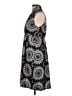 V Fish Graphic Gray Cocktail Dress Size L - photo 5