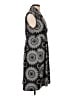 V Fish Graphic Gray Cocktail Dress Size L - photo 4