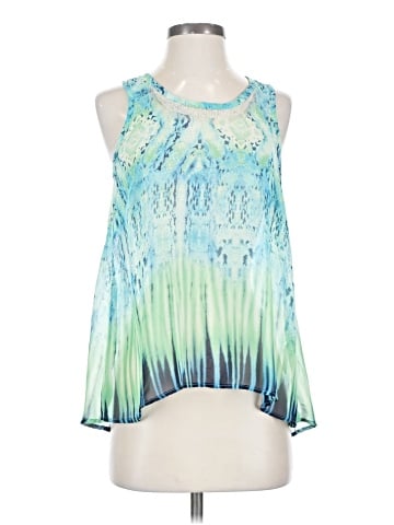 Black Saks Fifth Avenue Sleeveless Blouse (view 1)