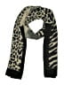 Shiraleah Animal Print Black Tan Scarf One size - photo 1