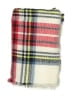 Unbranded 100% Acrylic Plaid Ivory White Scarf One size - photo 2
