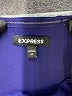 Express Color Block Blue Jumpsuit Size 10 - photo 4