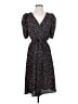 Max + Ash Print Black Casual Dress Size S - photo 1