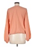 Universal Standard 100% Polyester Pink Orange Long Sleeve Blouse Size 6 - 8 - photo 2