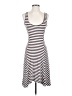 Campaigne Stripes White Casual Dress Size S - photo 1