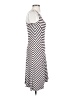 Campaigne Stripes White Casual Dress Size S - photo 4