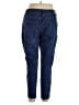 Tahari Solid Blue Jeans Size 16 - photo 2