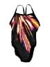 Nike Tie-dye Black One Piece Swimsuit Size 4 - photo 1