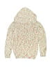 DKNY 100% Polyester White Zip Up Hoodie Size 14 - 16 - photo 1