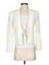 Rebecca Taylor 100% Polyester Solid White Ivory Blazer Size S (estimated) - photo 1
