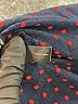 Outback Red 100% Nylon Polka Dots Blue 3/4 Sleeve Blouse Size XS - photo 8