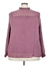 Simply Be 100% Polyester Purple Long Sleeve Blouse Size 28 - photo 1