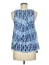 Meadow Rue 100% Polyester Blue Sleeveless Blouse Size M - photo 2