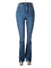 Express Stripes Blue Jeans Size 2 - photo 1