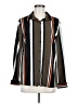Unbranded Stripes Brown Long Sleeve Blouse Size M - photo 1