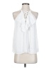 BCBGMAXAZRIA 100% Polyester White Sleeveless Blouse Size XS - photo 1
