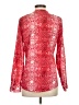 Calvin Klein 100% Polyester Red Long Sleeve Blouse Size XS - photo 2