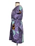Tibi Print Purple Cocktail Dress Size 0 - photo 5