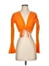 Assorted Brands 100% Cotton Orange 3/4 Sleeve Top Size S - photo 1