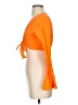 Assorted Brands 100% Cotton Orange 3/4 Sleeve Top Size S - photo 5