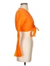 Assorted Brands 100% Cotton Orange 3/4 Sleeve Top Size S - photo 4