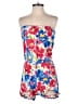 JL 100% Rayon Tropical Blue Romper Size L - photo 1