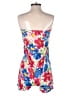 JL 100% Rayon Tropical Blue Romper Size L - photo 2